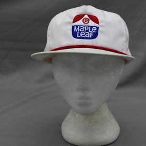 Vintage Stitched Graphic Hat - Maple Leaf Foods Canada - Adult Snapback